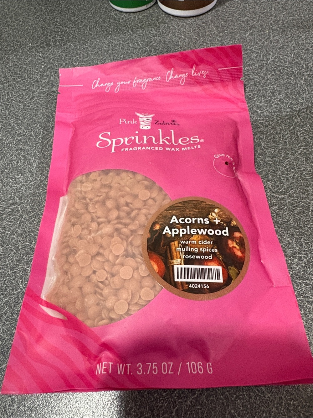 Pink Zebra Sprinkles Wax Melts - Acorns + Applewood